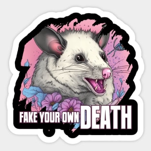 fake your own death Sticker